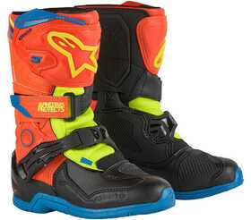 Bottes cross Kid Alpinestars Tech 3S Orange Fluo 2024