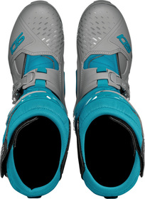 Bottes cross Sidi Crossair Gris-Petrol (5)