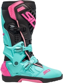 Bottes cross Sidi Crossair Noir-Rose 2025 (2)