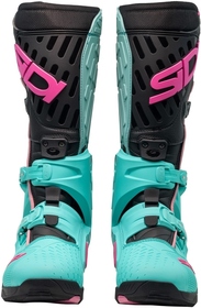 Bottes cross Sidi Crossair Noir-Rose 2025 (4)