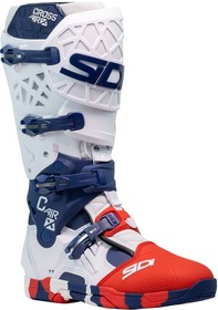 Bottes cross Sidi Crossair X Bleu-Blanc 2025