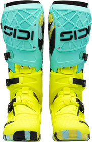 Bottes cross Sidi Crossair X Mint-Jaune (4)