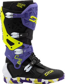 Bottes cross Sidi Crossair X Noir-Violet (2)