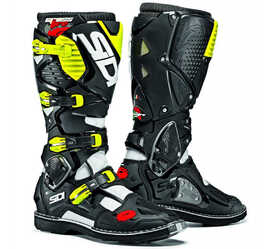 Bottes cross Sidi Crossfire 3 Noir-Jaune Fluo 2023