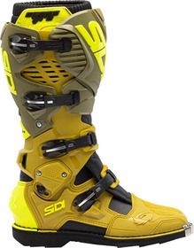Bottes cross Sidi Crossfire 3 Olive-Jaune (2)