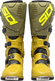 Bottes cross Sidi Crossfire 3 Olive-Jaune (4)