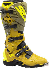 Bottes cross Sidi Crossfire 3 Olive-Jaune