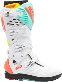Bottes cross Sidi Crossfire 3 SRS Blanc-Mint (2)