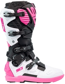 Bottes cross Sidi Crossfire 3 SRS Blanc-Rose 2025 (2)