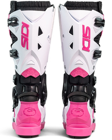 Bottes cross Sidi Crossfire 3 SRS Blanc-Rose 2025 (5)
