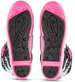 Bottes cross Sidi Crossfire 3 SRS Blanc-Rose 2025 (6)