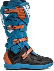 Bottes cross Sidi Crossfire 3 SRS Bleu-Bronze 2025 (2)