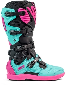 Bottes cross Sidi Crossfire 3 SRS Noir-Rose 2025 (2)