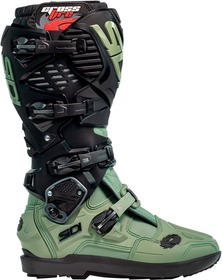 Bottes cross Sidi Crossfire 3 SRS Vert-Noir 2025 (2)