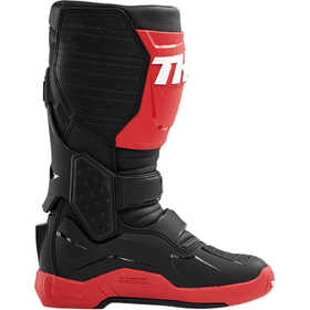 Bottes cross Thor Radial Noir-Rouge 2024 Côté (2)