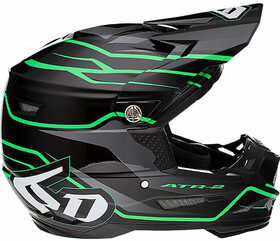 Casque cross 6D ATR-2 Phase Vert 2023