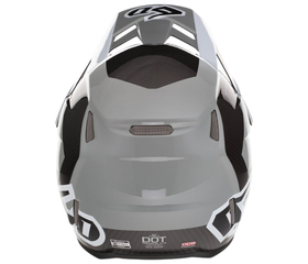Casque cross 6D ATR-3 Pure Blanc 2026 Derrière