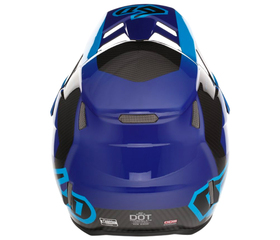 Casque cross 6D ATR-3 Pure Bleu 2026 Derrière