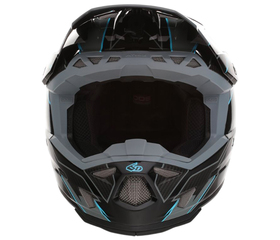 Casque cross 6D ATR-3 Reflex Noir 2026 Devant