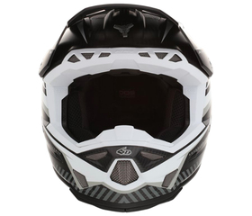Casque cross 6D ATR-3 Rival Blanc 2026 Devant