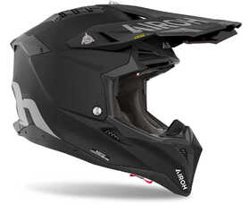Casque cross Airoh Aviator 3 Color Noir Mat 2025 Côté