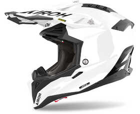 Casque cross Airoh Aviator 3 Color White Gloss 2024