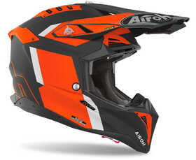 Casque cross Airoh Aviator 3 Glory Orange Matt 2024 Côté