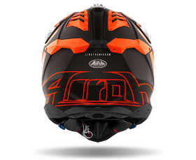 Casque cross Airoh Aviator 3 Glory Orange Matt 2024 Derrière