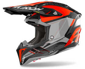 Casque cross Airoh Aviator 3 Saber Orange Gloss 2024