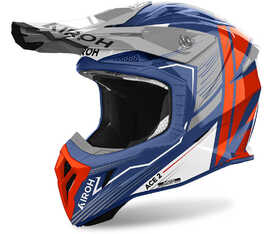 Casque cross Airoh Aviator Ace 2 Engine Cerulean Gloss 2024