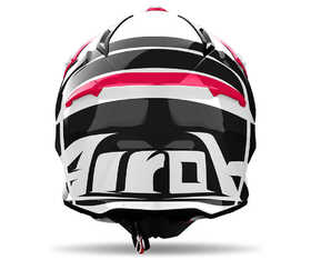 Casque cross Airoh Aviator Ace 2 Engine Red Gloss 2024 Derrière