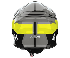 Casque cross Airoh Aviator Ace 2 Fury Jaune Gloss 2026 Derrière