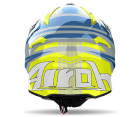 Casque cross Airoh Aviator Ace 2 Proud Yellow Gloss 2024 Derrière