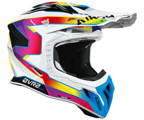 Casque cross Airoh Aviator Ace 2 Sunrise 2026 Côté