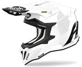 Casque cross Airoh Strycker Color White Gloss 2024