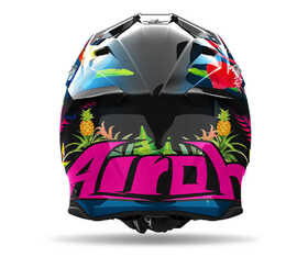 Casque cross Airoh Twist 3 Amazonia Gloss 2024 Derrière