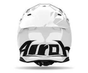 Casque cross Airoh Twist 3 Color White Gloss 2024 Derrière