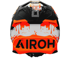 Casque cross Airoh Twist 3 Dirt Mat 2026 Derrière