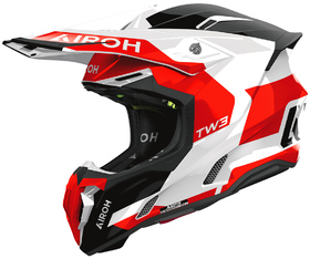 Casque cross Airoh Twist 3 Fancy Rouge Gloss 2026