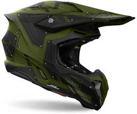 Casque cross Airoh Twist 3 Military Matt 2024 Côté