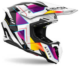 Casque cross Airoh Twist 3 Rainbow Gloss 2024 Côté