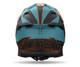 Casque cross Airoh Twist 3 Shard Orange Matt 2024 Derrière