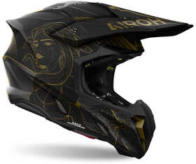 Casque cross Airoh Twist 3 Titan Matt 2024 Côté