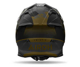 Casque cross Airoh Twist 3 Titan Matt 2024 Derrière