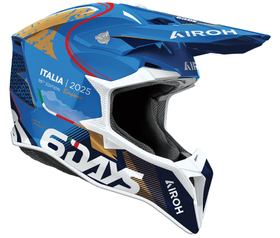 Casque cross Airoh Wraaap 6DAYS Italia 2025 Côté