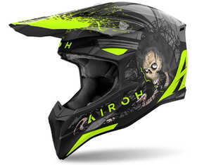 Casque cross Airoh Wraaap Darkness Matt 2024