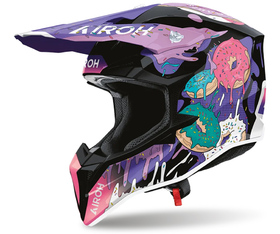 Casque cross Airoh Wraaap Donuts Gloss 2027
