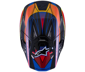 Casque cross Alpinestars S-M 10 Era Bleu 2026 Dessus
