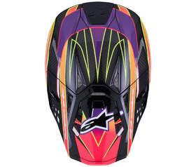 Casque cross Alpinestars S-M 10 Era Violet 2026 Dessus