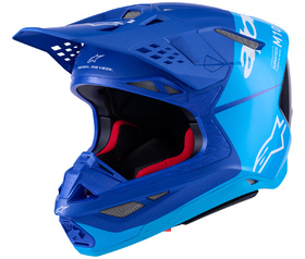 Casque cross Alpinestars Supertech S-M10 Flood Bleu 2026